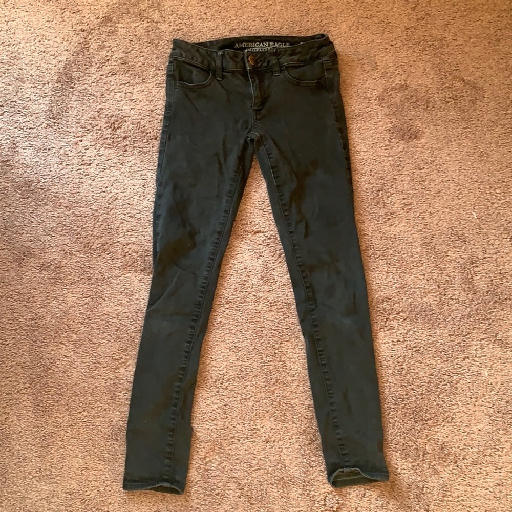 Black American Eagle Jegging
